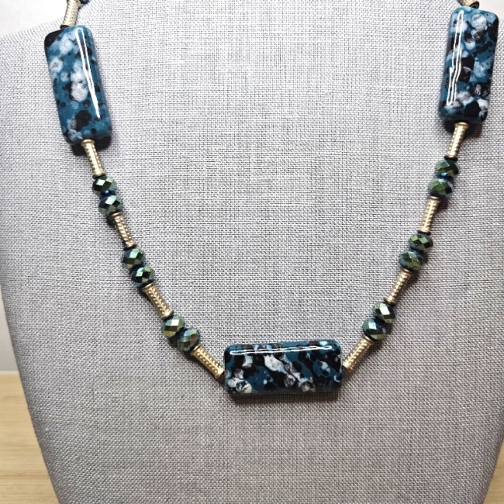 Ceramic Beaded Artisan Necklace